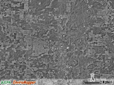 Thayer township, Missouri satellite photo by USGS