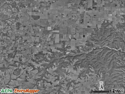 Washburn township, Missouri satellite photo by USGS