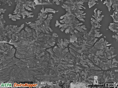 Pine A township, Missouri satellite photo by USGS