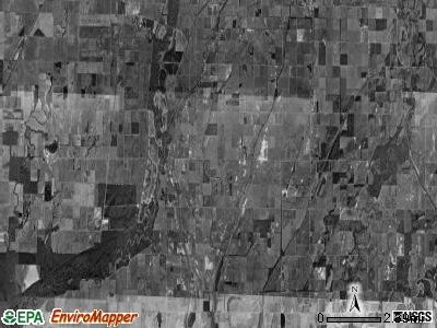 Gillis Bluff township, Missouri satellite photo by USGS
