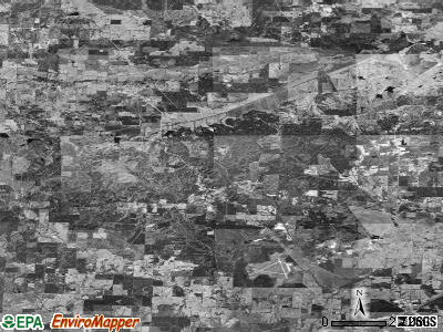 Ozan township, Arkansas satellite photo by USGS