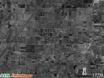 Portage township, Missouri satellite photo by USGS