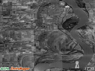 Le Sieur township, Missouri satellite photo by USGS