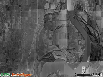 Concord township, Missouri satellite photo by USGS