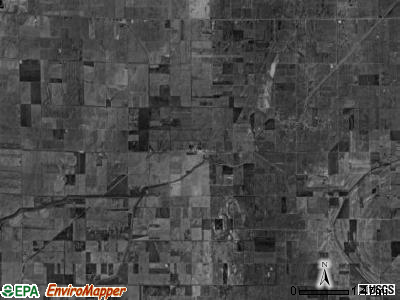 Braggadocio township, Missouri satellite photo by USGS