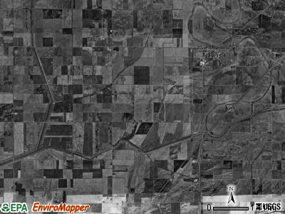 Holland township, Missouri satellite photo by USGS