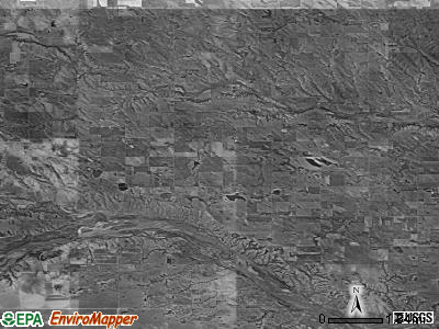 McCulley township, Nebraska satellite photo by USGS