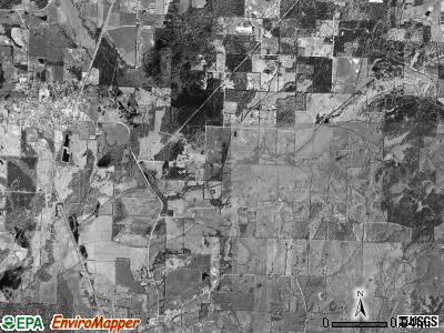 Buck Range township, Arkansas satellite photo by USGS