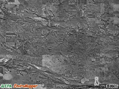 Bristow township, Nebraska satellite photo by USGS
