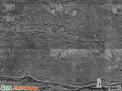 Lynch township, Nebraska satellite photo by USGS