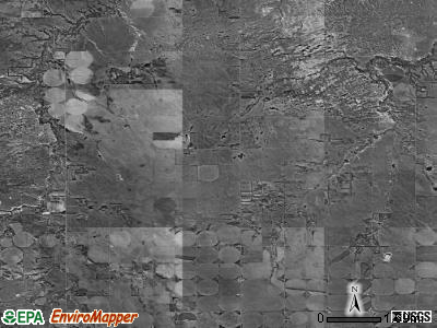 Sand Creek township, Nebraska satellite photo by USGS