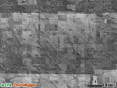 Peoria township, Nebraska satellite photo by USGS
