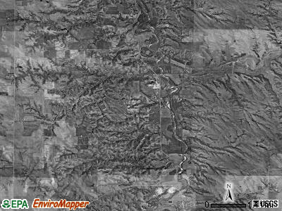 Spade township, Nebraska satellite photo by USGS