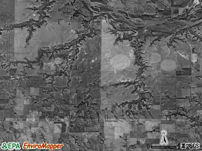 Bohemia township, Nebraska satellite photo by USGS
