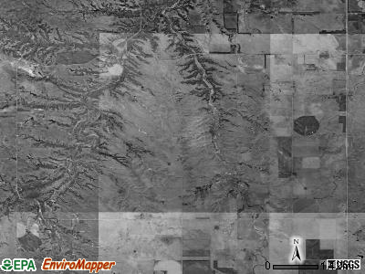 Rock Falls township, Nebraska satellite photo by USGS