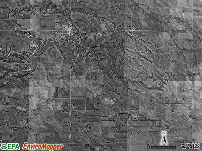 Verdigre township, Nebraska satellite photo by USGS