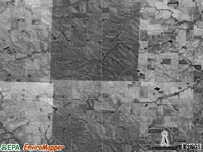 Silvercreek township, Nebraska satellite photo by USGS