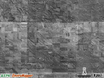 Cleveland township, Nebraska satellite photo by USGS