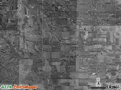 Miller township, Nebraska satellite photo by USGS