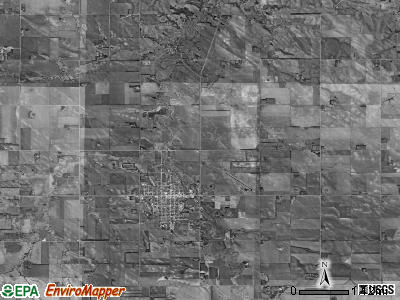Creighton township, Nebraska satellite photo by USGS