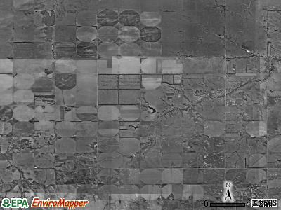 Iowa township, Nebraska satellite photo by USGS