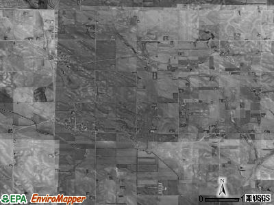 Concord township, Nebraska satellite photo by USGS
