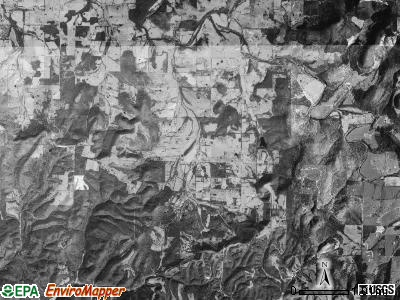 Cabanal township, Arkansas satellite photo by USGS