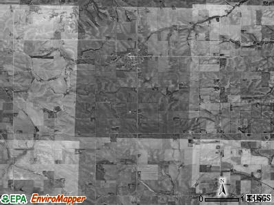 Springbank township, Nebraska satellite photo by USGS