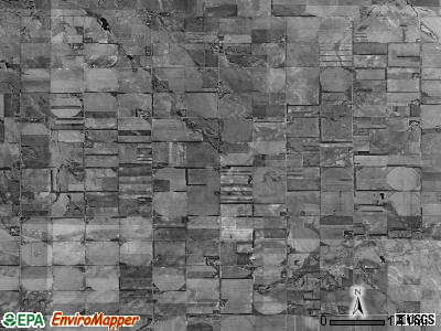 Eden township, Nebraska satellite photo by USGS