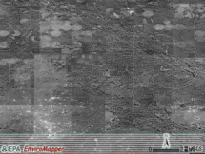 Inman township, Nebraska satellite photo by USGS