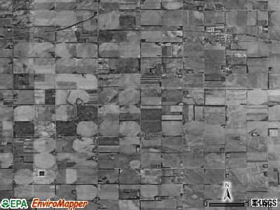 Ellsworth township, Nebraska satellite photo by USGS