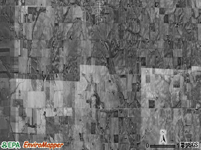Perry township, Nebraska satellite photo by USGS