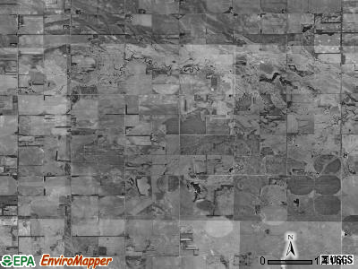 Willow township, Nebraska satellite photo by USGS