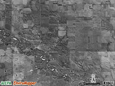 Neligh township, Nebraska satellite photo by USGS