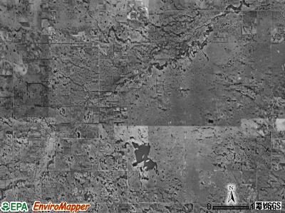 Lake township, Nebraska satellite photo by USGS