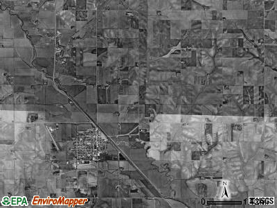 Pender township, Nebraska satellite photo by USGS
