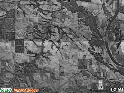Anderson township, Nebraska satellite photo by USGS