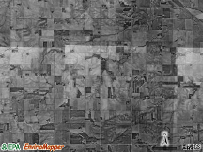 Cleveland township, Nebraska satellite photo by USGS