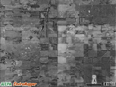 Elgin township, Nebraska satellite photo by USGS