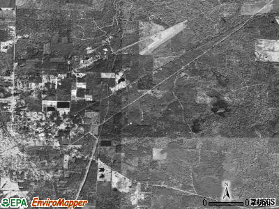 Dry Run township, Arkansas satellite photo by USGS
