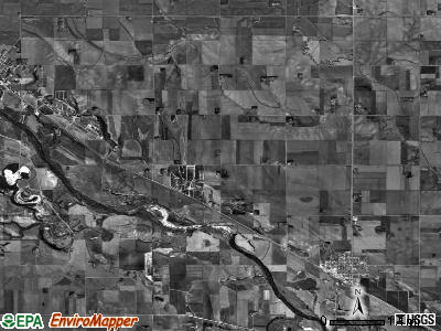 Beemer township, Nebraska satellite photo by USGS