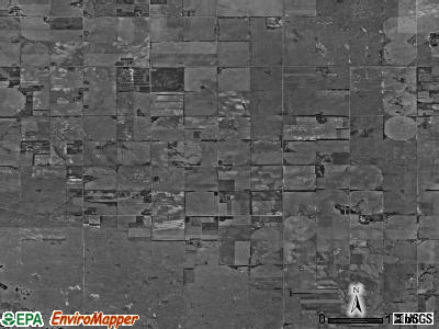 Lincoln township, Nebraska satellite photo by USGS