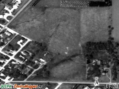 Wisner township, Nebraska satellite photo by USGS