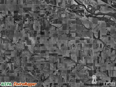 Elkhorn township, Nebraska satellite photo by USGS