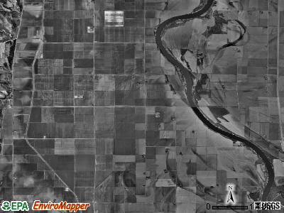 Riverside township, Nebraska satellite photo by USGS