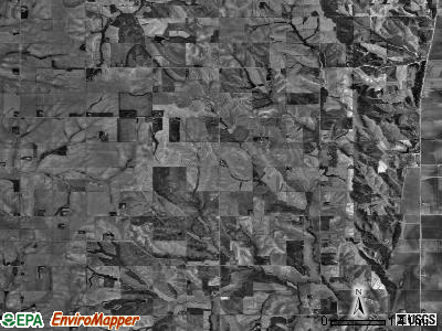 Silver Creek township, Nebraska satellite photo by USGS