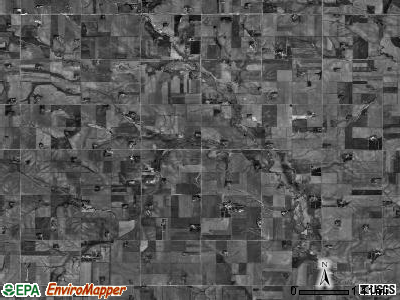 Monterey township, Nebraska satellite photo by USGS