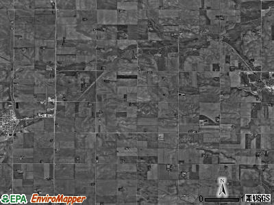 Humphrey township, Nebraska satellite photo by USGS