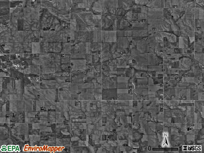 Creston township, Nebraska satellite photo by USGS