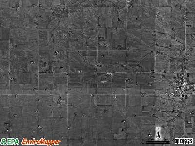 Granville township, Nebraska satellite photo by USGS